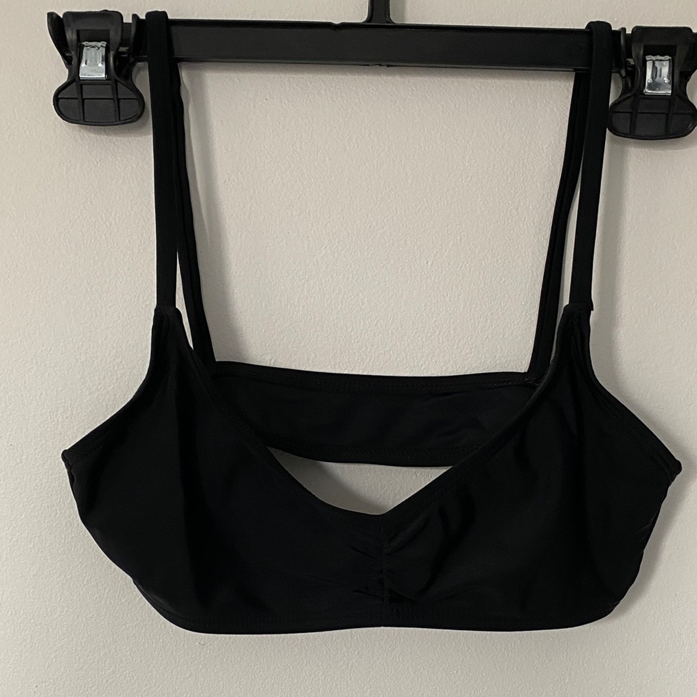 🩷🩵Xhilaration Juniors Cinched-Front Bralette Bikini Top Medium